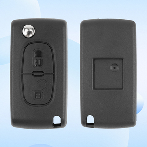 SZMAISHI 2 düğmeler Flip katlanır uzaktan kumanda araba anahtarı sormak için 433MHz ASK çip CE0523 p-eugeot araç anahtarı ile kesilmemiş VA2 bıçak - Product Image 3