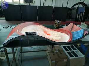 P2 P2.5 per colonna cilindrica utilizzare la curva rotonda morbido Led modulo schermo flessibile Display a Led per il noleggio di eventi - Product Image 6