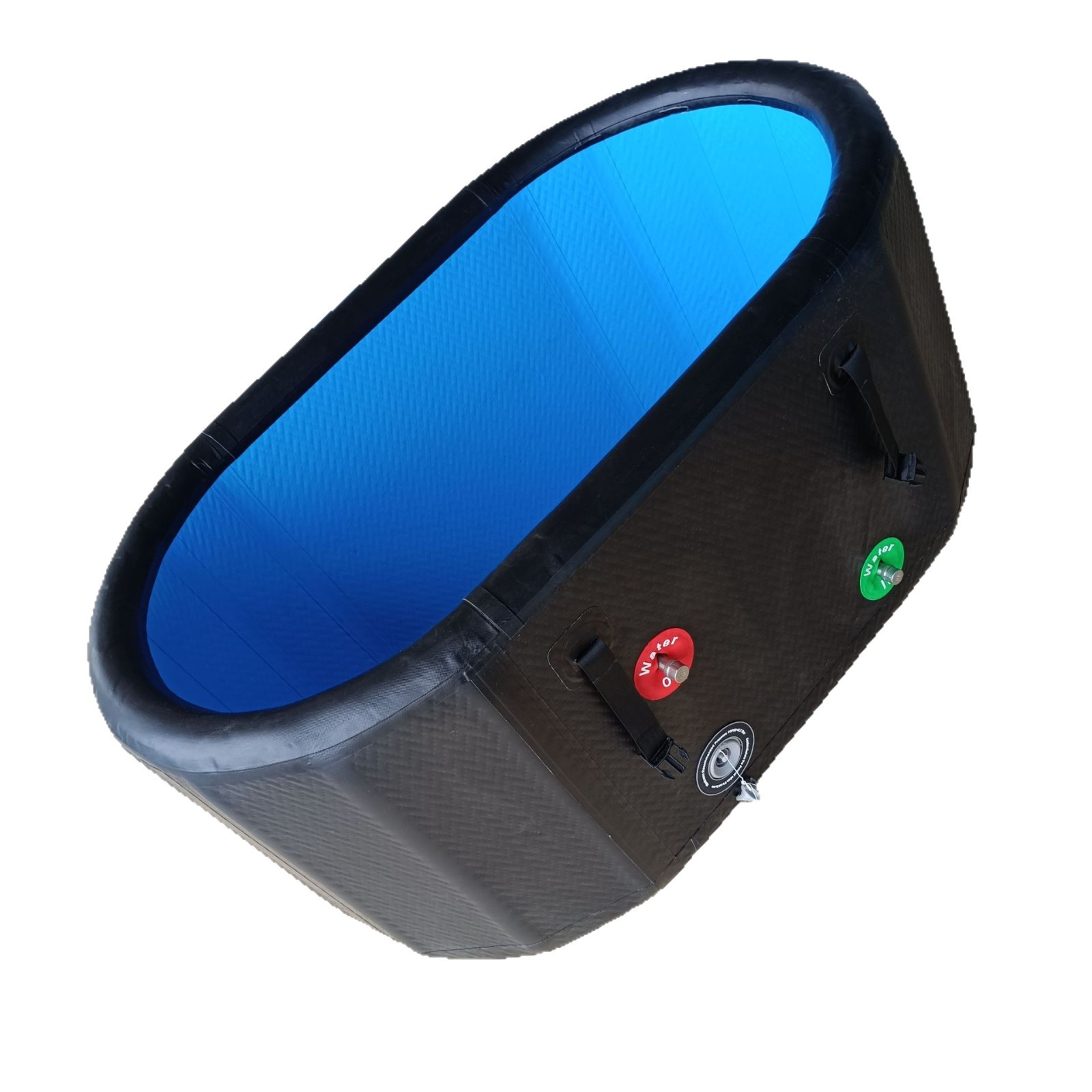 Black outer blue inside