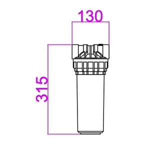 MIT Reinforced PP <strong>Filter</strong> Container Eliminates Impurities Upstream of System Modified PP Product Category - Product Image 2