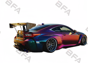 Lexus RC-F için arka kanat RC RCF upgraded yükseltilmiş roket tavşan GT büyük arka kanat büyük arka kanat spoiler gövde üzerinde - Product Image 4