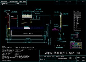 Matriz de puntos LCD ST75256 Interfaz Pantalla de visualización 25632 módulo LCD