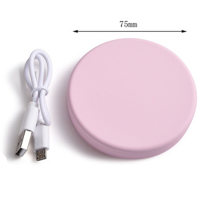 定制标志7X放大发光二极管紧凑型镜子USB充电化妆镜 - Product Image 5