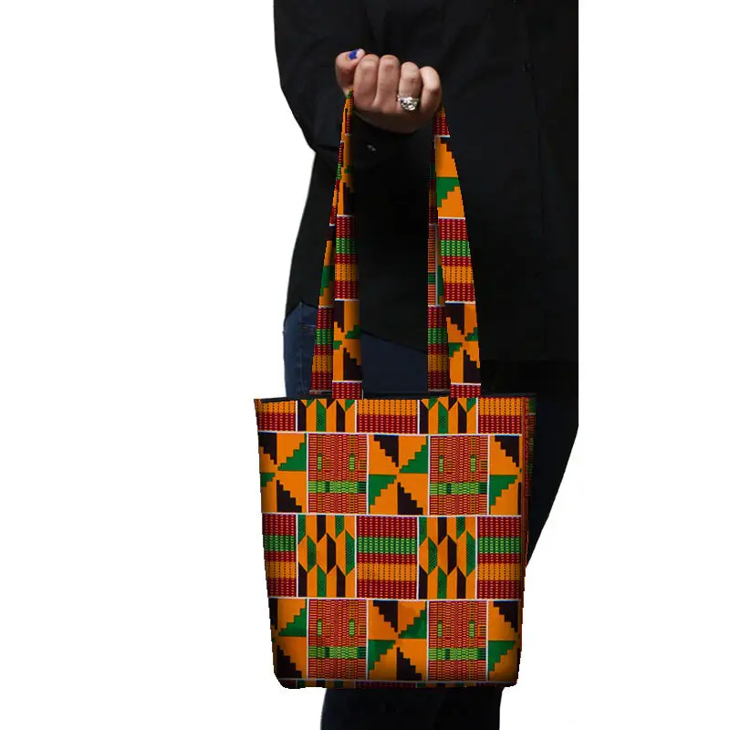 Bolso de mano de estilo africano para mujer, bolsa de mano con estampado tradicional Afro, Asa superior, para compras, para chicas