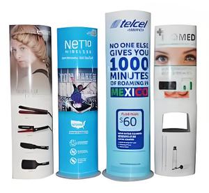 Tùy chỉnh thiết kế các tông Pop Up <span class=keywords><strong>Standee</strong></span> in có thể gập lại giấy Totem <span class=keywords><strong>Standee</strong></span> miễn phí-đứng cho cửa hàng bách hóa quảng cáo - Product Image 1