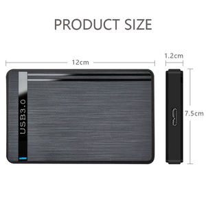 2.5インチUSB3.0 SATA HDボックス外部HDDエンクロージャプラスチックケースツール5GbpsサポートUASP for SSD 4テラバイト - Product Image 6