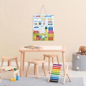 Days of the Week & Weather Learning Chart-40X32cm、磁気ハンギングループ付き子供向けの私の最初のカレンダー - Product Image 5