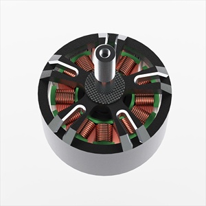 รถบังคับวิทยุขนาดเล็กสำหรับโดรนมอเตอร์หลายใบพัด1700KV 1330KV UAV FPV สำหรับแข่ง RC 1500KV 2810 - Product Image 1