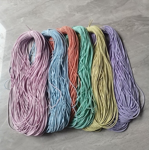 2.5mm Garment Accessories High <strong>Elastic</strong> <strong>String</strong> Uneasy to Fade <strong>Polyester</strong> Latex Silk Round <strong>Elastic</strong> Rope - Product Image 4