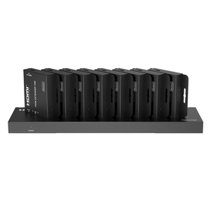 Divisor HDMI de 8 salidas 1X8 1 entrada HDMI, 1 salida de bucle HDMI y 8 salidas CAT 70M