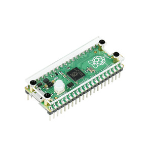Raspberry Pi Pico Case Raspberry Pi Pico Acrílico Estuche transparente con tapa de botón