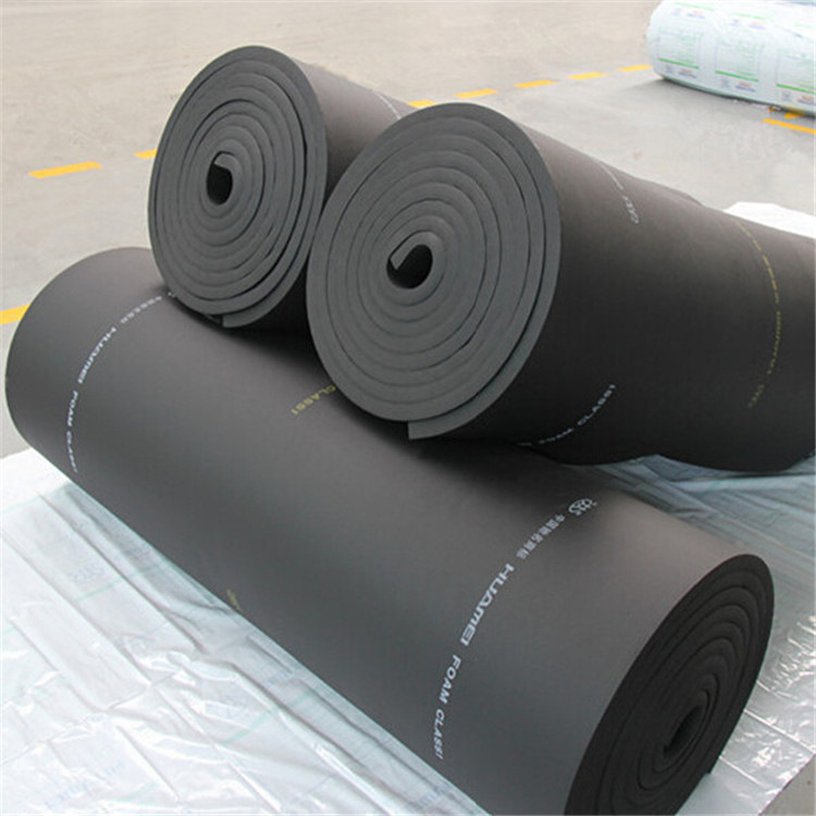 Ignifuge imperméable d'isolation en caoutchouc en plastique de feuille de conduit de la classe B1 11