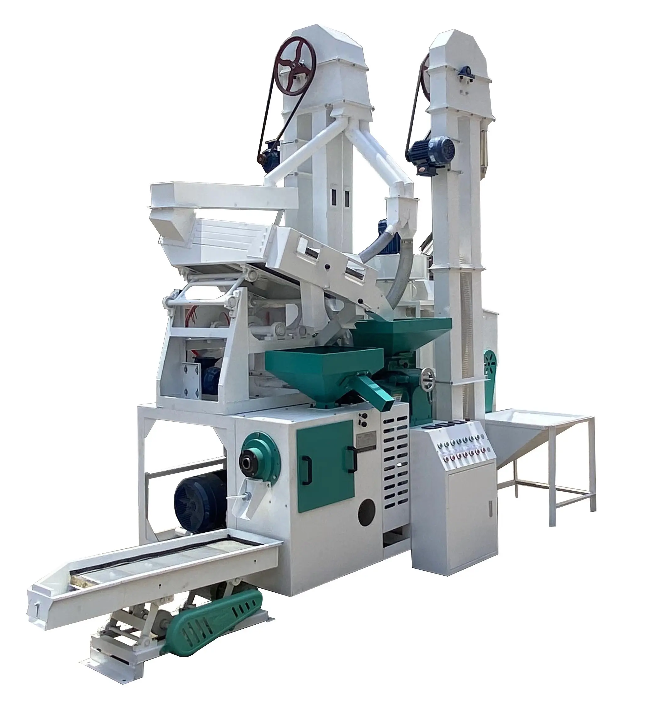 1T Per Hour Rice Mill Equipment Multi function Modern Rice Milling Machines Rice Mill In China