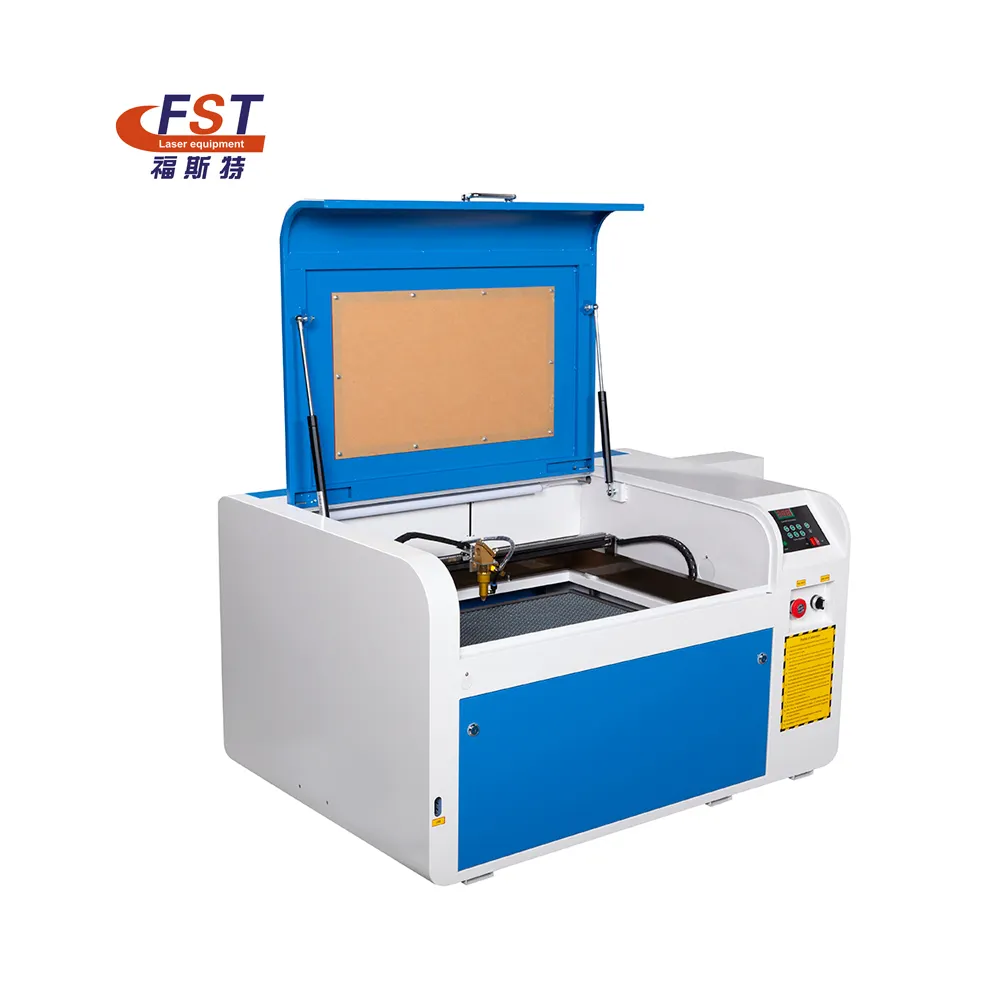 Fst máquina de corte, 4060 amplamente usado conveniente velocidade rápida 40w 50w 60 w 80w 100w co2 máquina de corte