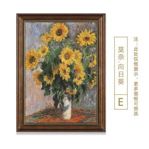 Factory Direct <strong>Monet</strong> Inspired Decorative Wall Art Ready to Hang Canvas Paintings with Frame - Product Image 5