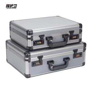 高品质铝盒，带DIY泡沫安全铰链设计工具硬盒便携式工具箱 - Product Image 2