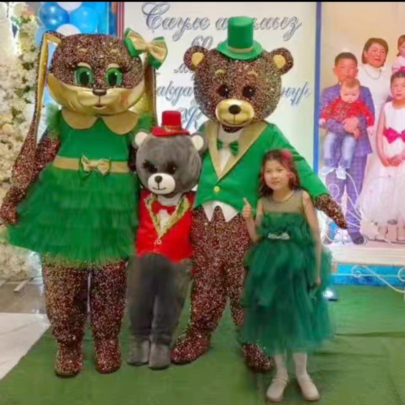 Oso conejo salvaje con chip brillante (por defecto es el estilo masculino)