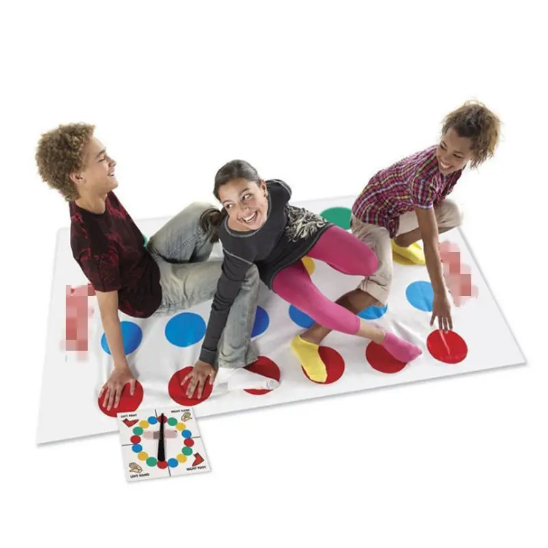 Juguetes y juegos Twister Game Boys and Girls Get Knotted Floor Board juego divertido para fiesta