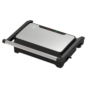 Multi-funzione 4 fette <span class=keywords><strong>Display</strong></span> <span class=keywords><strong>LED</strong></span> Grill elettrico 180 gradi piastra rimovibile Grill digitale pressa Grill a contatto Grill