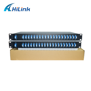 100ghz 0.8nm間隔DWDM Mux demux40チャンネルガウスタイプmuxCバンドマルチプレクサAAWGアサーマルAWG Gauss - Product Image 5