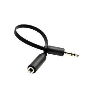 Cable adaptador convertidor de 4 Pole a 3 Pole AUX, conector de Audio de 3,5 MM, línea de conversión de micrófono de polo 3/4, micrófono/teléfono móvil/ordenador/DSLR - Product Image 1