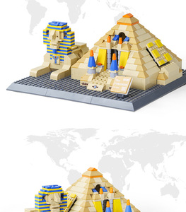 4210 <strong>Historic</strong> Interest Architecture Egypt Pharaoh Pyramid Building Blocks Sets Bricks Classic Kids Bricks <strong>Toys</strong> for Christmas - Product Image 5