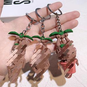批发定制3D动漫软聚氯乙烯钥匙扣制作橡胶卡通钥匙扣儿童钥匙扣带链条促销钥匙扣 - Product Image 3