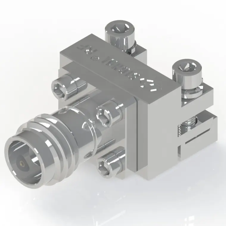 Conector coaxial rf 1.85mm, conector de lançamento de ponta fêmea baixo vswr