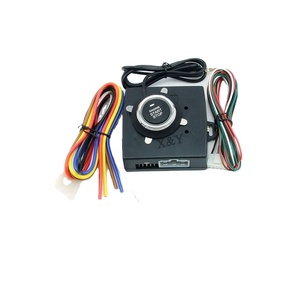 Botón de parada de arranque del motor, disfrute del botón de parada de arranque, botón de parada de arranque universal de 12V CC, soporte para llave de coche X & Y OEM - Product Image 1