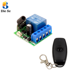 DC12V 10Aリレー1チャンネルレシーバーワイヤレスリレーRF433MHzトランスミッターレシーバーリモートコントロールスイッチ - Product Image 1