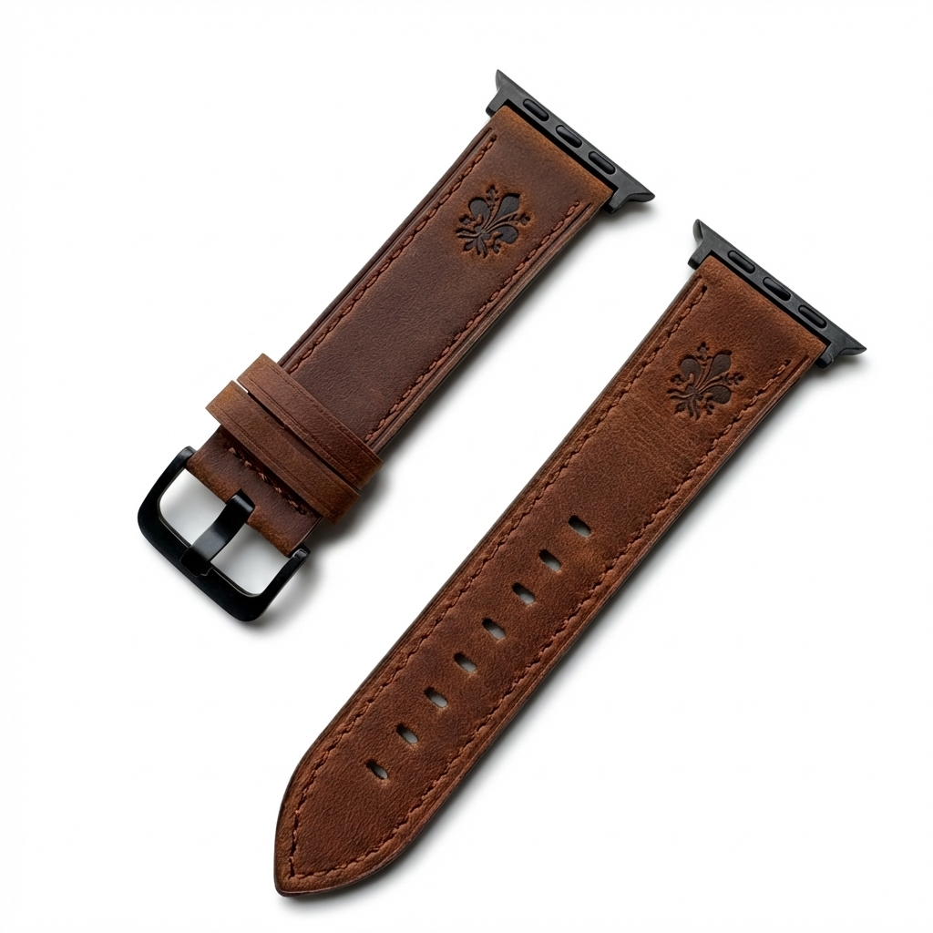 Marrone scuro (fibbia nera)