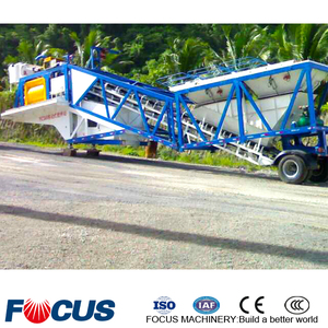 Ce Iso Certificate 10 to 50 M3/h Vases Beton Equipment Premix Mobile <strong>Concrete</strong> Batch <strong>Plant</strong>