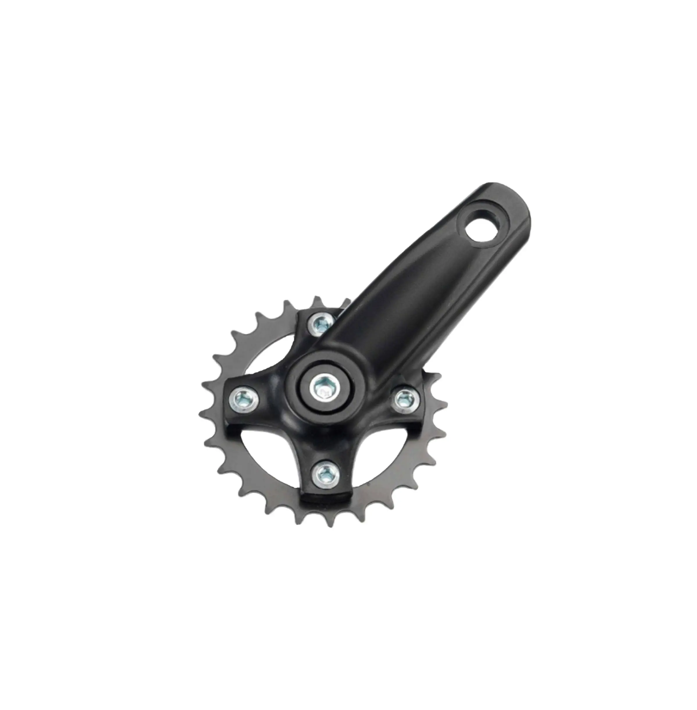 อะไหล่จักรยานล้อแม็กโซ่4แขนอัลลอยปลอมแปลงข้อเหวี่ยงเด็กจักรยาน Crankset