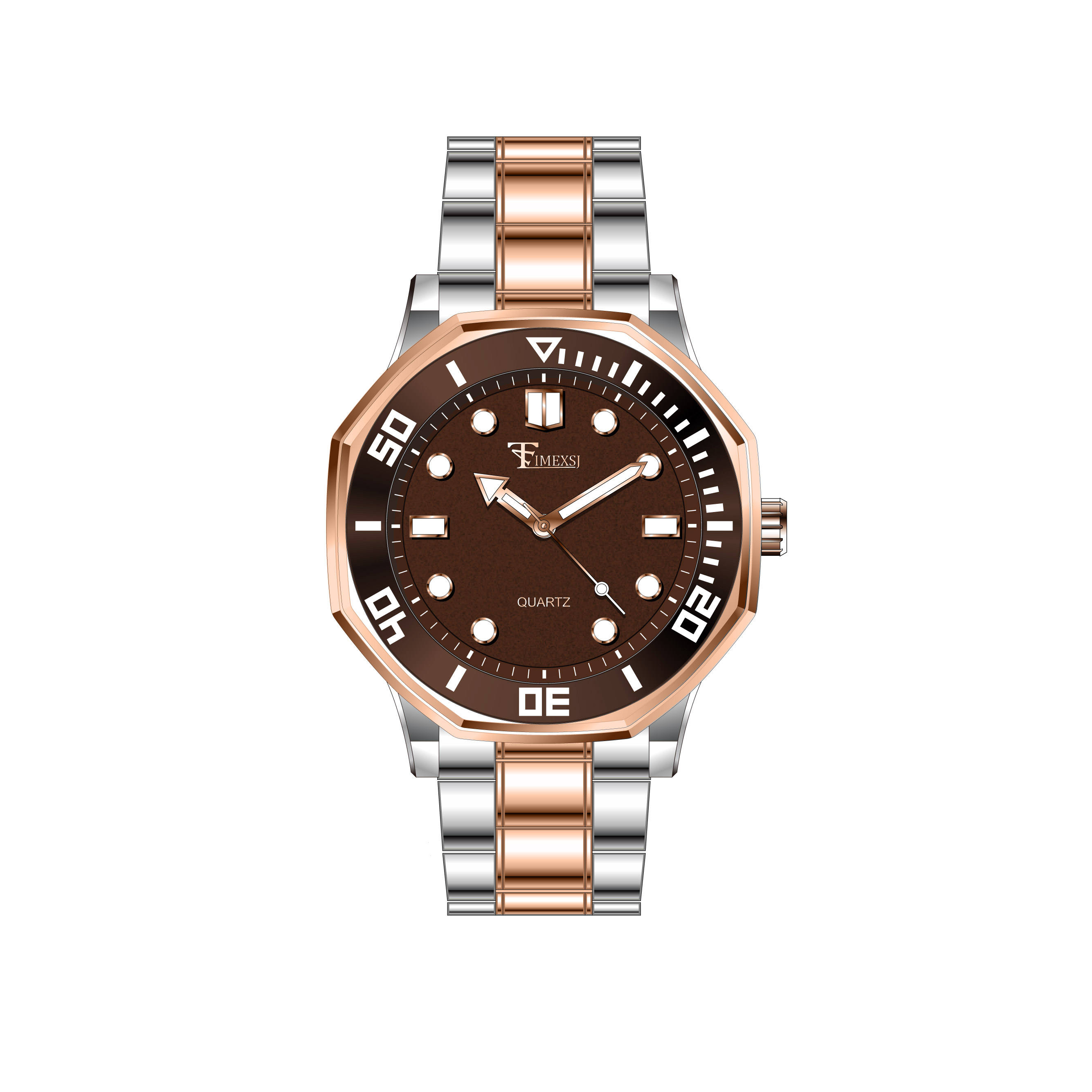 Two Tone -Rose Gold