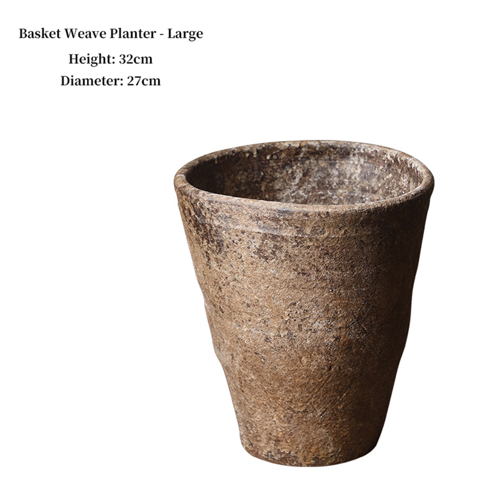 Backpack flower pot large size (default drilled)