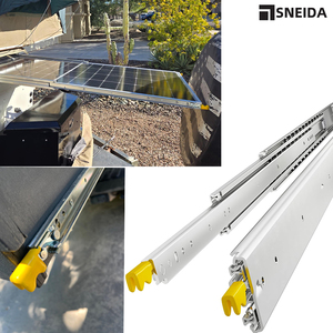 700Mm Nhiệm Vụ Nặng Nề Đầy Đủ Thêm Mở Rộng Dưới Núi Ngăn Kéo Slide 12-60 Inch Với Khóa Cho Nhà Bếp Ngoài Trời Và RV Sử Dụng - Product Image 3