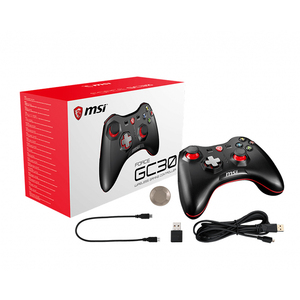 <strong>MSI</strong> FORCE GC30 GAMING CoverWireless CONTROLLER with USB 2.0 Supports Android and <strong>Windows</strong> 10/8.1/7 Wireless Gamepad