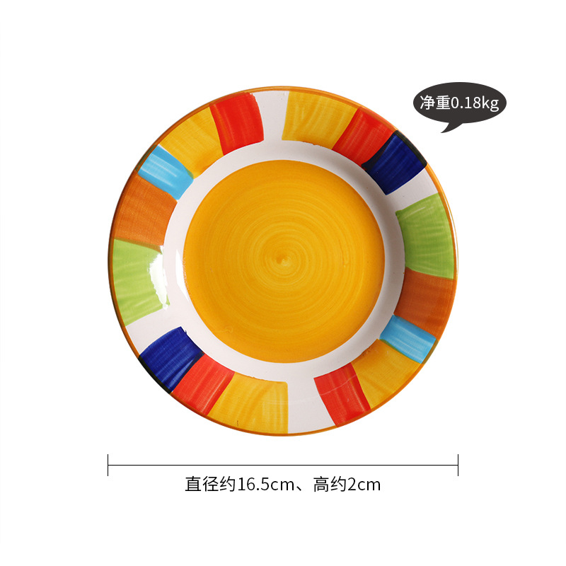 Treillis de couleur de base jaune 6 "disque (j-351)