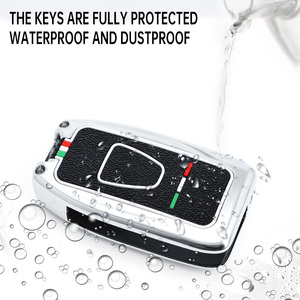 Metal Flip Car <strong>Key</strong> Cover Case Fob for Roewe RX5 MG3 MG5 MG6 MG7 <strong>MG</strong> <strong>ZS</strong> GT GS 350 360 750 W5 Remote Keychain Auto Accessories - Product Image 5