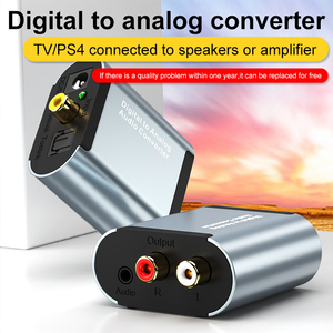 1080P dijital Analog dönüştürücü Analog Spdif Lotus ses adaptörü ile 3.5mm dekoder dönüştürücü - Product Image 2
