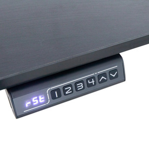 Adair L-shaped Electric Height Adjustable <strong>Three</strong> Legs Standing <strong>Computer</strong> Desks Laptop Stand <strong>Table</strong> With 90 Angle - Product Image 6