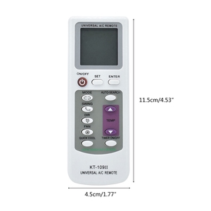 1000 in 1 evrensel kablosuz el set uzaktan kumanda klima AC uzaktan kumanda için KT-109 II dijital uzaktan kumandalar - Product Image 6