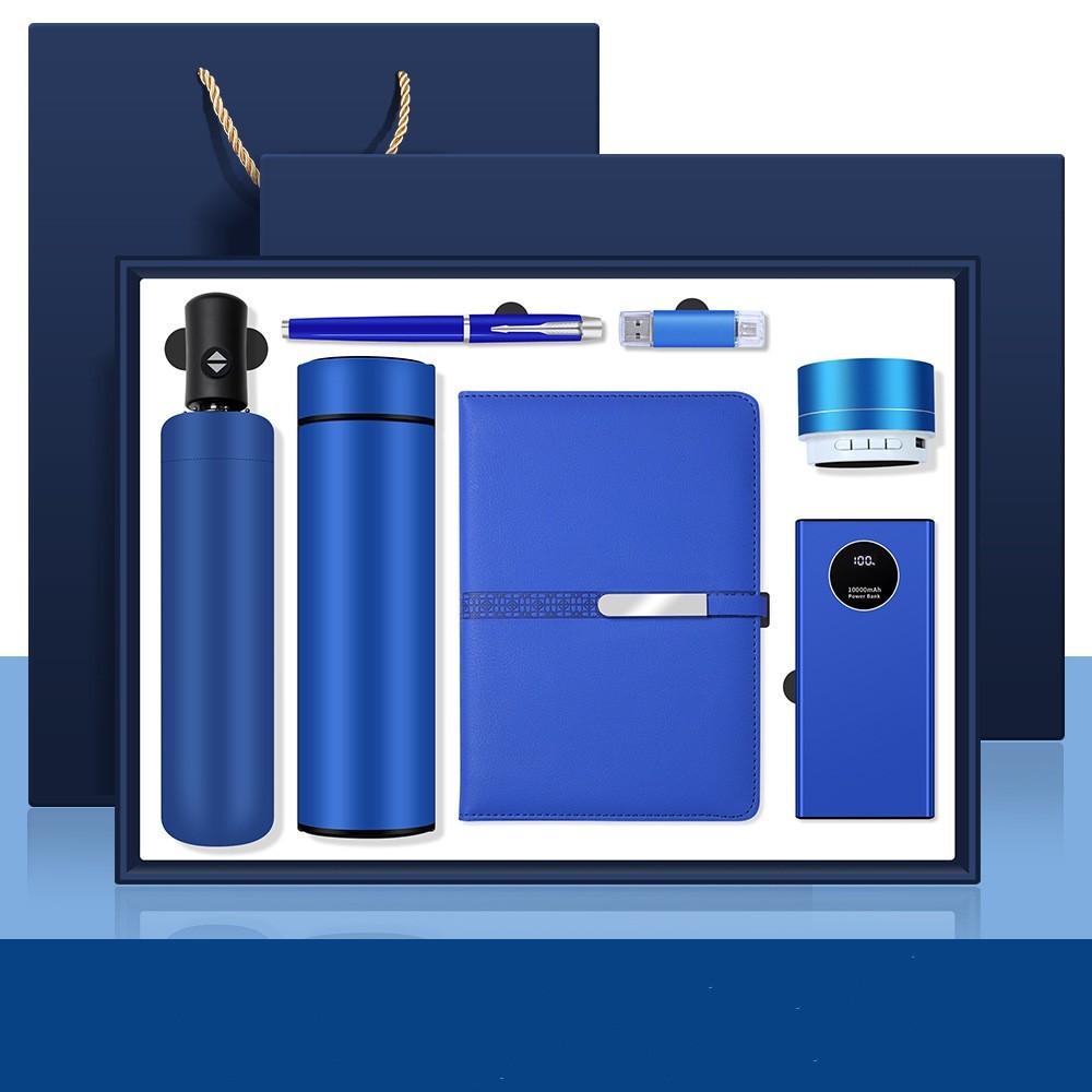 7pcs set(6pcs set+bluetooth speaker)blue