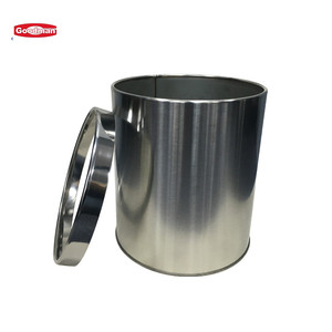 Indoor Round <strong>Garbage</strong> <strong>Container</strong> Stainless Steel Waste <strong>Custom</strong> Trash Can - Product Image 3
