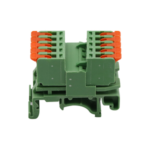 Chinese Factory Screwless Din Rail Mounted <strong>Terminal</strong> <strong>Blocks</strong> 5.08mm Pitch PCB <strong>Spring</strong> <strong>Terminal</strong> <strong>Block</strong> - Product Image 2