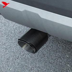 Renkli araba aksesuarları arka egzoz susturucu çıkış İpucu boru Toyota Land Cruiser LC250 J250 2024 araba dış aksesuarları