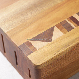 Woodsun Chất lượng cao phụ kiện nhà bếp gỗ tự nhiên Dao Chủ dao giá khối cho nhà bếp - Product Image 2