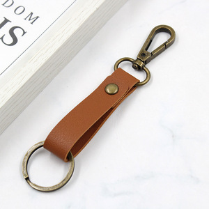 พวงกุญแจหนังสำหรับใส่ของ,พวงกุญแจมีห่วงรัดสำหรับกุญแจ - Product Image 4