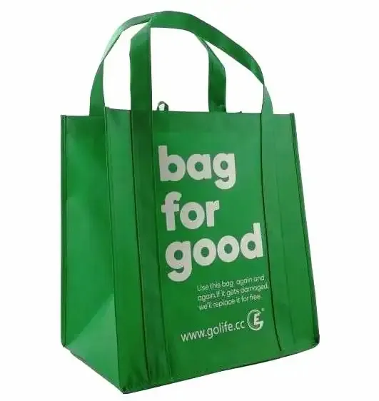 Herbruikbare Eco Recyclebare Niet-Geweven Tassen Rpet Niet-Geweven Tas Met Aangepaste Logo Niet-Geweven Boodschappentas