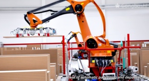 KUKA <strong>Robot</strong> Palletizing <strong>System</strong> - Automated Material <strong>Handling</strong> Solution for Logistics, Warehousing <strong>and</strong> Production Line Integration - Product Image 3